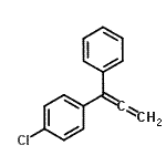 CAS#: 92427-76-4, 1-Chloro-4-(1-phenylpropadienyl)benzene