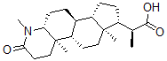 CAS 登录号：92472-61-2， 4-甲基-4-氮杂-3-氧代孕甾-20-羧酸