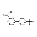 CAS#: 924817-68-5, 6-[4-(Trifluoromethyl)phenyl]-2-pyridinecarboxylic acid