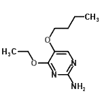 CAS 登录号：92491-06-0， 5-丁氧基-4-乙氧基-2-嘧啶胺