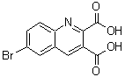 CAS 登录号：92513-49-0， 6-溴-2,3-喹啉二甲酸