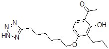 CAS#: 92518-14-4, 2-Hydroxy-3-Propyl-4-(6-(Tetrazol-5-Yl)Hexyloxy)Acetophenone