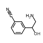 CAS 登录号：92536-05-5， 3-(2-氨基-1-羟基乙基)苯甲腈