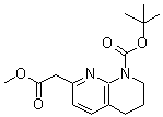 CAS 登录号：925889-81-2， 7-(2-甲氧基-2-氧代乙基)-3,4-二氢-1,8-萘啶-1(2H)-羧酸叔丁酯