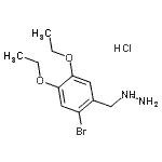 CAS#: 926199-79-3, (2-Bromo-4,5-diethoxybenzyl)hydrazine hydrochloride (1:1)