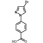 CAS 登录号：926212-84-2， 4-(4-溴-1H-吡唑-1-基)苯甲酸