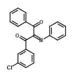 CAS 登录号：92630-47-2， (2E)-1-(3-氯苯基)-3-苯基-2-(苯基亚胺)-1,3-丙烷二酮