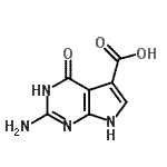 CAS#: 92636-62-9, 2-Amino-4-oxo-4,7-dihydro-1H-pyrrolo[2,3-d]pyrimidine-5-carboxylic acid