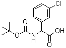CAS#: 926641-28-3, (3-Chlorophenyl)({[(2-methyl-2-propanyl)oxy]carbonyl}amino)acetic acid