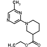 CAS 登录号：926921-61-1， 乙基1-(6-甲基-2-吡嗪基)-3-哌啶羧酸酯