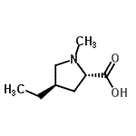 CAS 登录号：92695-07-3， (4R)-4-乙基-1-甲基-L-脯氨酸