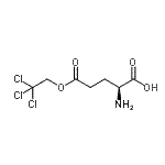 CAS 登录号：92739-23-6， (2S)-2-氨基-5-氧代-5-(2,2,2-三氯乙氧基)戊酸