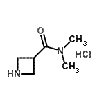 CAS 登录号：927390-60-1， N,N-二甲基氮杂环丁烷-3-甲酰胺盐酸盐