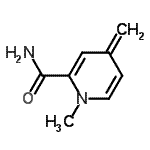 CAS 登录号：92777-77-0， 1-甲基-4-亚甲基-1,4-二氢-2-吡啶甲酰胺