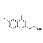 CAS#: 927800-89-3, 6-Chloro-2-propyl-4-quinolinol