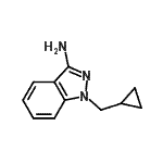 CAS#: 927802-22-0, 1-(Cyclopropylmethyl)-1H-indazol-3-amine