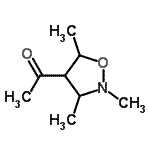 CAS#: 92807-77-7, 1-(2,3,5-Trimethyl-1,2-oxazolidin-4-yl)ethanone