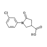 CAS 登录号：92847-41-1， 1-(3-氯苯基)-5-氧代-3-吡咯烷羧酸