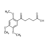 CAS 登录号：92865-60-6， 5-氧代-5-(2,4,5-三甲氧基苯基)戊酸