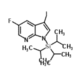 CAS 登录号：928653-76-3， 5-氟-3-碘-1-(三异丙基硅烷基)-1H-吡咯并[2,3-b]吡啶