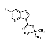 CAS#: 928653-77-4, 2-Methyl-2-propanyl 5-fluoro-1H-pyrrolo[2,3-b]pyridine-1-carboxylate