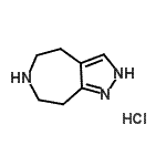 CAS#: 928774-98-5, 2,4,5,6,7,8-Hexahydropyrazolo[3,4-d]azepine hydrochloride (1:1)