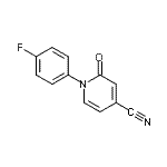 CAS 登录号：929000-78-2， 1-(4-氟苯基)-2-氧代-1,2-二氢-4-吡啶甲腈