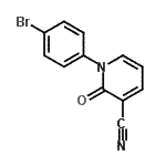 CAS 登录号：929000-84-0， 1-(4-溴苯基)-2-氧代-1,2-二氢-3-吡啶甲腈