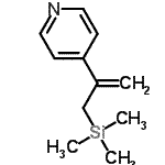 CAS 登录号：92915-12-3， 4-[3-(三甲基硅烷基)-1-丙烯-2-基]吡啶