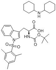 CAS#: 92916-48-8, N-alpha-Tert-Butoxycarbonyl-N-Indole-2-Mesitylene Sulfonyl-L-Tryptophan Dicyclohexylammonium Salt