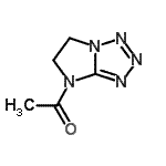 CAS 登录号：92922-18-4， 1-(5,6-二氢-4H-咪唑并[1,2-d]四唑-4-基)乙酮