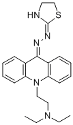 CAS#: 92928-47-7, 10-(2-(Diethylamino)Ethyl)-9(10H)-Acridinone(Thiazolidin-2-Ylidene)Hydrazone