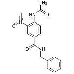 CAS 登录号：92968-87-1， 4-乙酰氨基-N-苄基-3-硝基苯甲酰胺