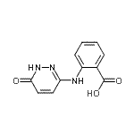 CAS 登录号：930295-12-8， 2-[(6-氧代-1H-哒嗪-3-基)氨基]苯甲酸