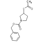 CAS#: 930299-97-1, Benzyl 3-(acetylsulfanyl)-1-pyrrolidinecarboxylate
