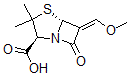 CAS 登录号：93040-42-7， 6-(甲氧基亚甲基)青霉烷酸