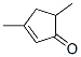 CAS 登录号：931-22-6， 3,5-二甲基环戊-2-烯-1-酮