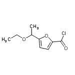 CAS 登录号：93116-67-7， 5-(1-乙氧基乙基)-2-糠酰氯