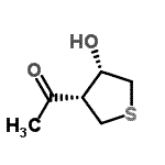 CAS#: 93198-76-6, 1-[(3S,4S)-4-Hydroxytetrahydro-3-thiophenyl]ethanone