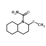 CAS#: 93227-86-2, 2-(Methylsulfanyl)octahydro-1(2H)-quinolinecarboxamide