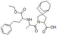 CAS 登录号：93231-79-9， 1'-[2-[(1-乙氧羰基-3-苯丙基)氨基]丙酰基]螺[双环[2.2.2]辛烷-7,4'-吡咯烷]-2'-羧酸