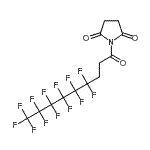 CAS#: 932710-51-5, 1-(4,4,5,5,6,6,7,7,8,8,9,9,9-Tridecafluorononanoyl)-2,5-pyrrolidinedione
