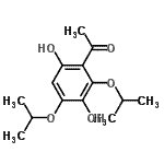 CAS 登录号：93344-49-1， 1-(3,6-二羟基-2,4-二异丙氧基-苯基)乙酮