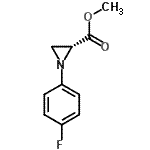 CAS 登录号：933453-51-1， 甲基(2R)-1-(4-氟苯基)-2-氮丙啶羧酸酯