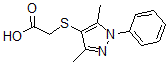 CAS#: 93350-66-4, (3,5-Dimethyl-1-Phenyl-1H-Pyrazol-4-Yl)Thio]Acetic Acid