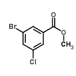 CAS 登录号：933585-58-1， 甲基3-溴-5-氯苯甲酸酯