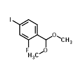 CAS 登录号：933672-22-1， 1-(二甲氧基甲基)-2-氟-4-碘苯