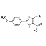 CAS#: 933694-27-0, 2-(4-Methoxyphenyl)-4-methyl-1H-imidazole-5-carboxylic acid