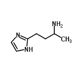 CAS 登录号：933736-10-8， 4-(1H-咪唑-2-基)-2-丁胺