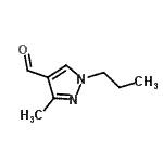 CAS#: 933778-28-0, 3-Methyl-1-propyl-1H-pyrazole-4-carbaldehyde